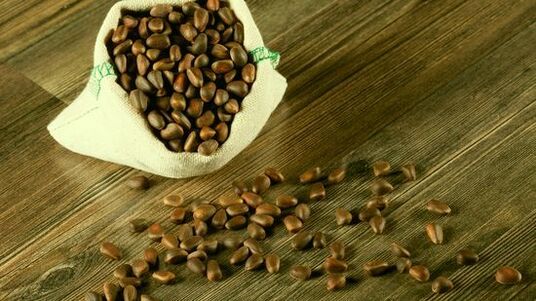 Cedar nuts of parasites