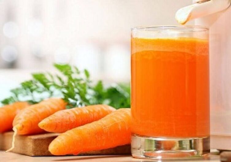 Carrot juice in the fight against worms is suitable for both adults and children