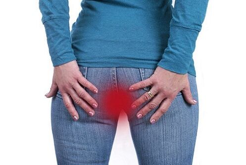 Itching in the anus as an indication for a parasite test